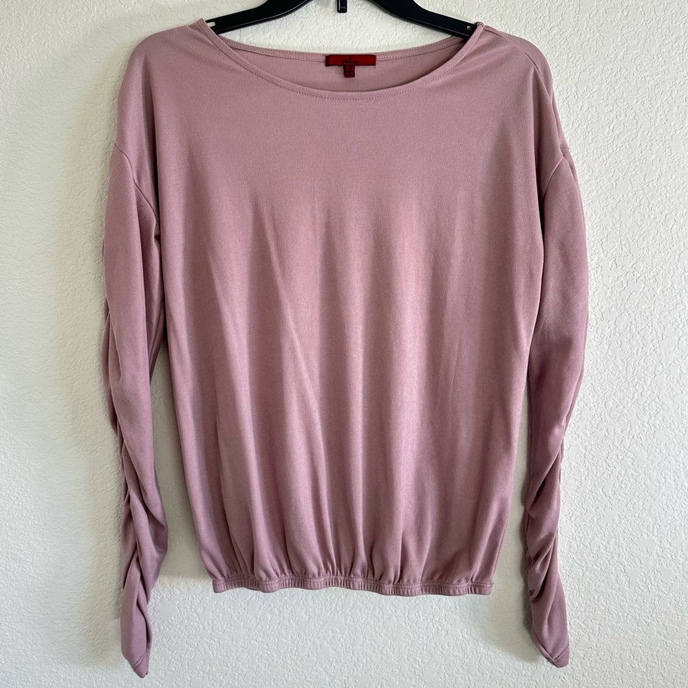 Bke Solid Ribbed Blouse - image 2